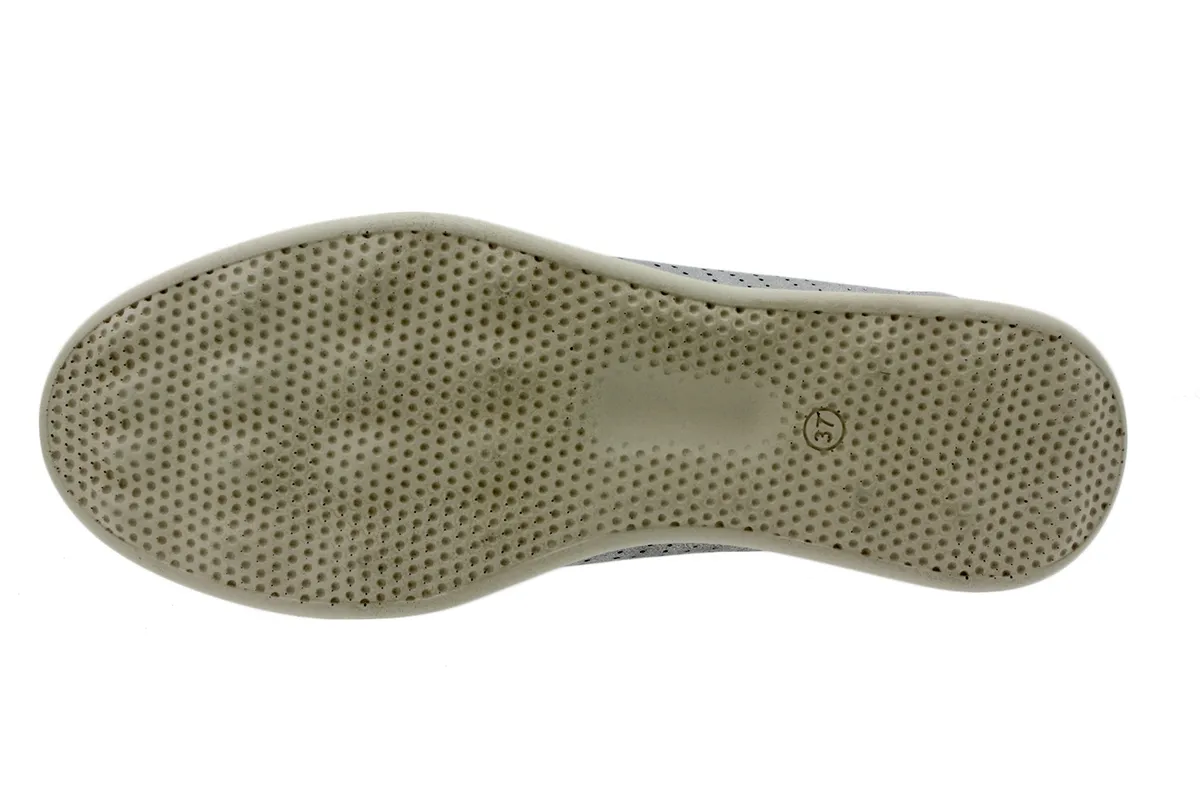 LACEUP SHOE PEARL METAL SUEDE