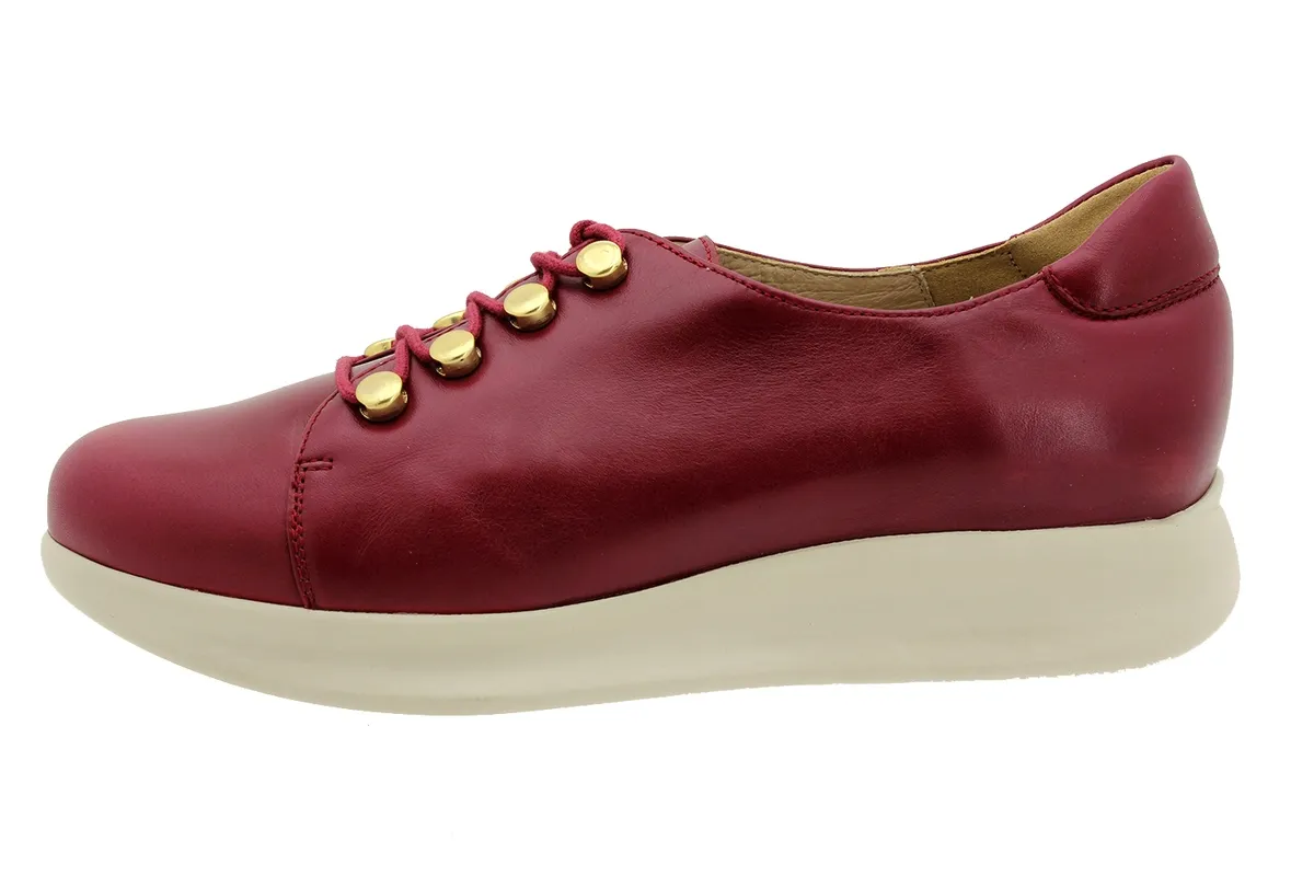 LACEUP SHOE RUBY LEATHER