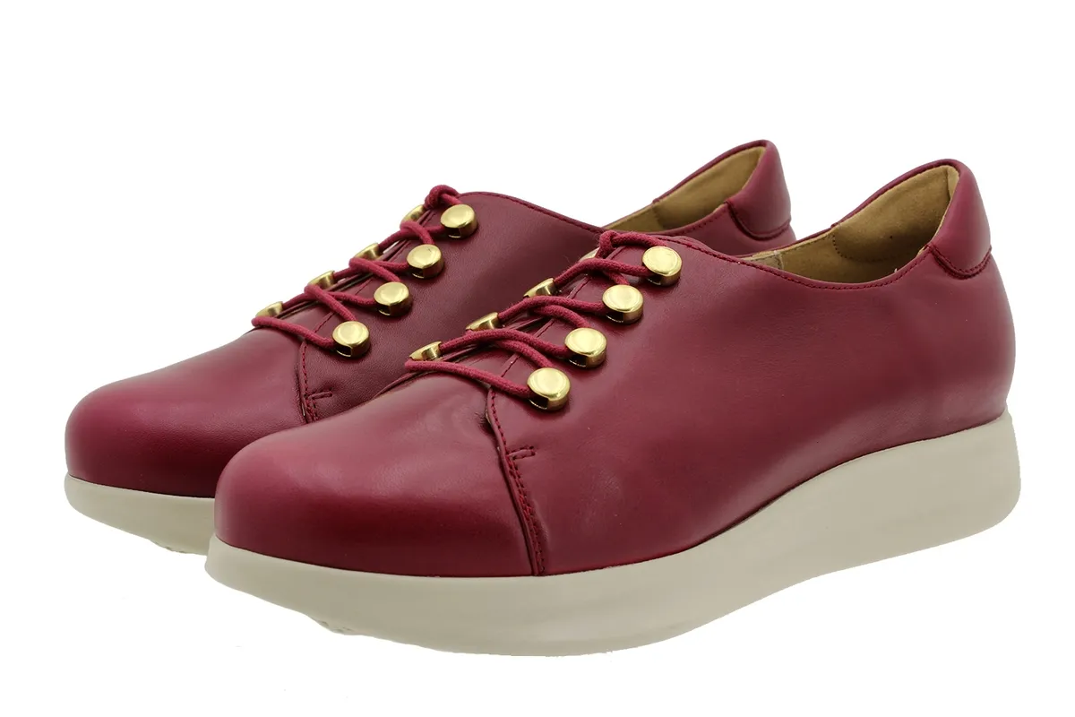 LACEUP SHOE RUBY LEATHER