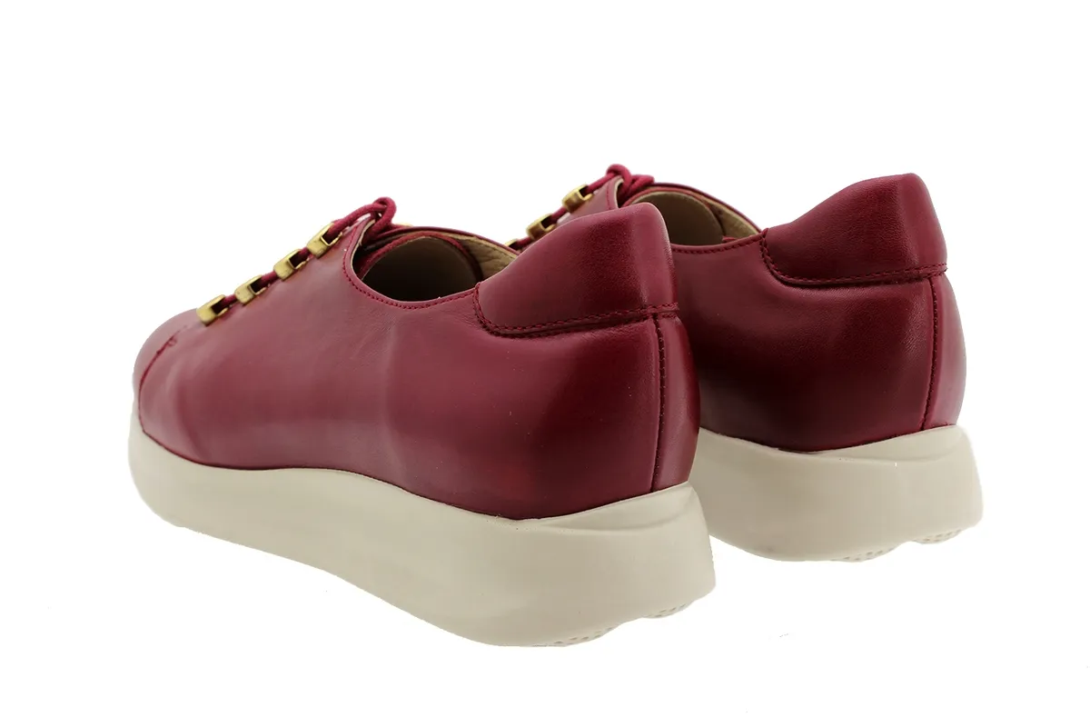 LACEUP SHOE RUBY LEATHER