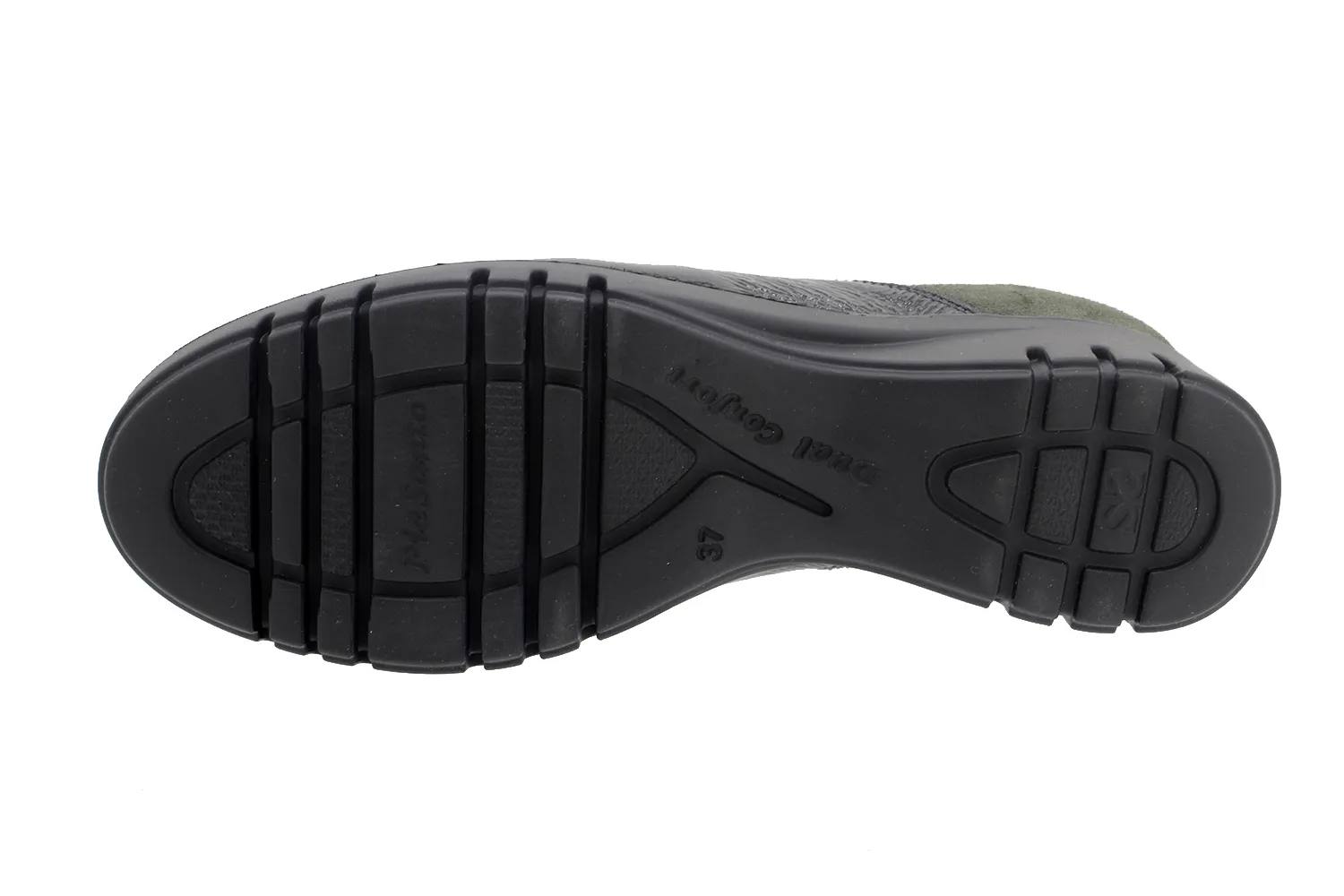 LACEUP SHOE TAUPE PATENT
