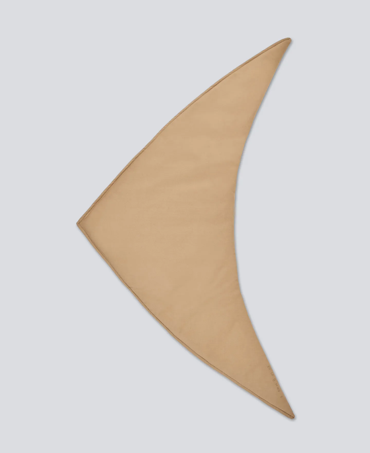 Large triangular scarf for woman