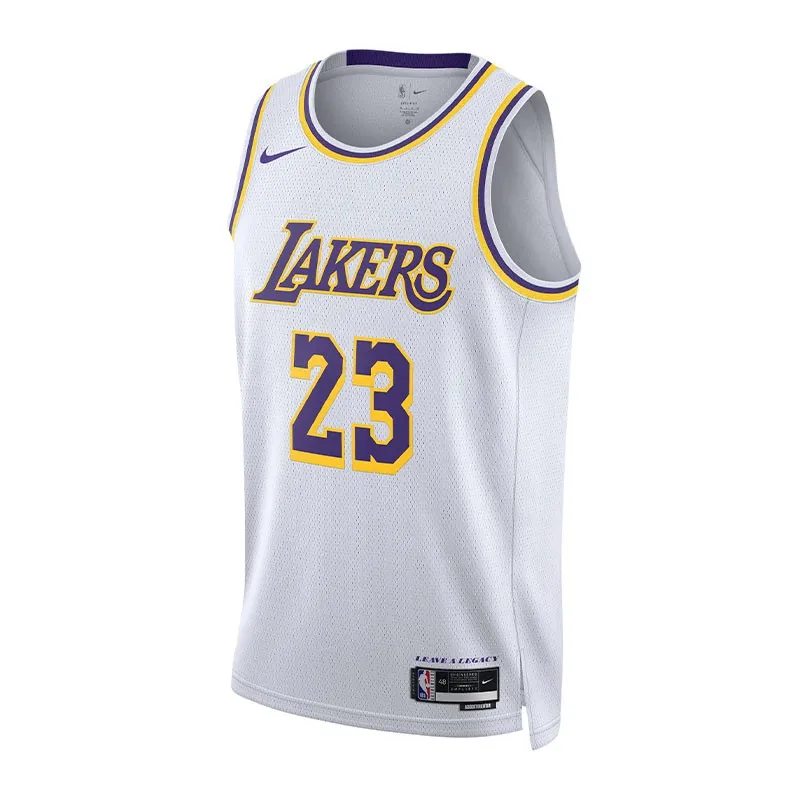 LEBRON JAMES LOS ÁNGELES LAKERS ASSOCIATION EDITION SWINGMAN JERSEY
