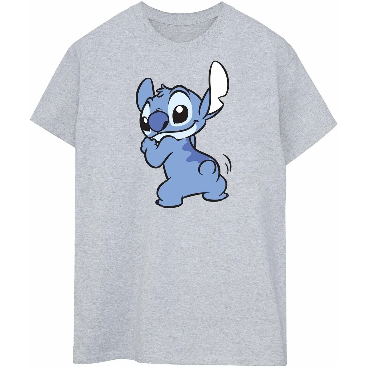 Lilo And Stitch Stitch Backside Breast Print