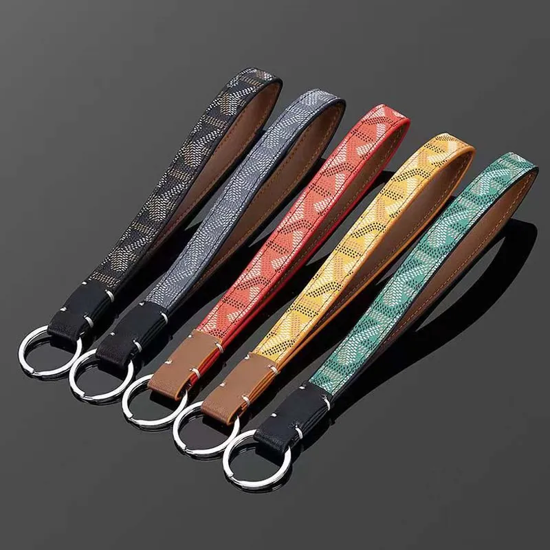 Llave de la cadena de llave llavero billetera llaves de automóvil de lujo llaves de coches de acero inoxidable diseñadores chapa