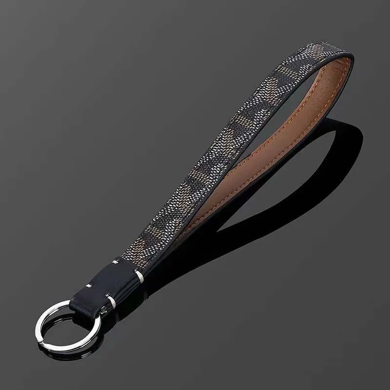 Llave de la cadena de llave llavero billetera llaves de automóvil de lujo llaves de coches de acero inoxidable diseñadores chapa