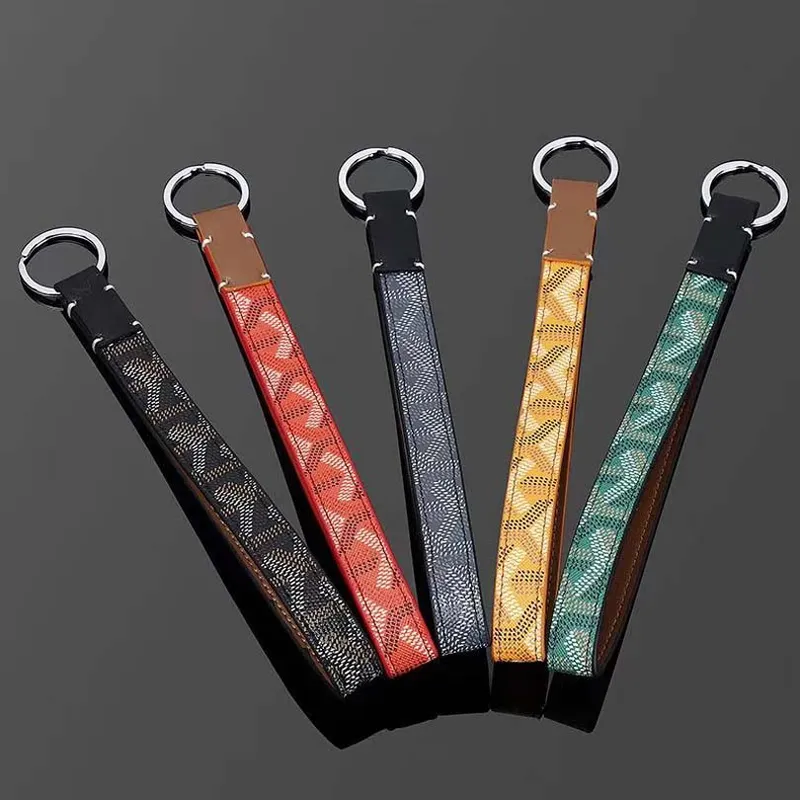 Llave de la cadena de llave llavero billetera llaves de automóvil de lujo llaves de coches de acero inoxidable diseñadores chapa