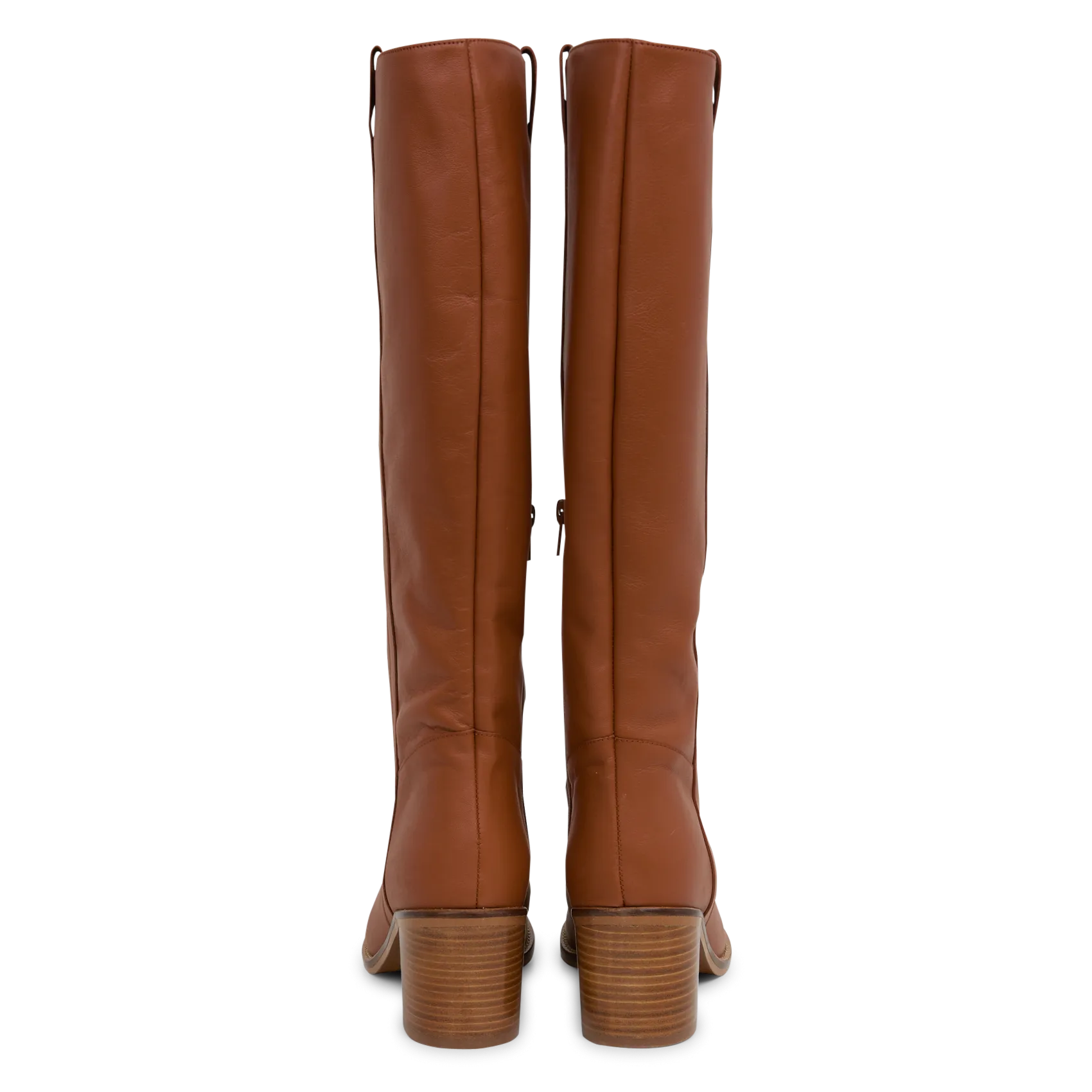 MAISON 123 RUDDY  BOTAS ALTAS DE PIEL CON TACóN EN BEIGE