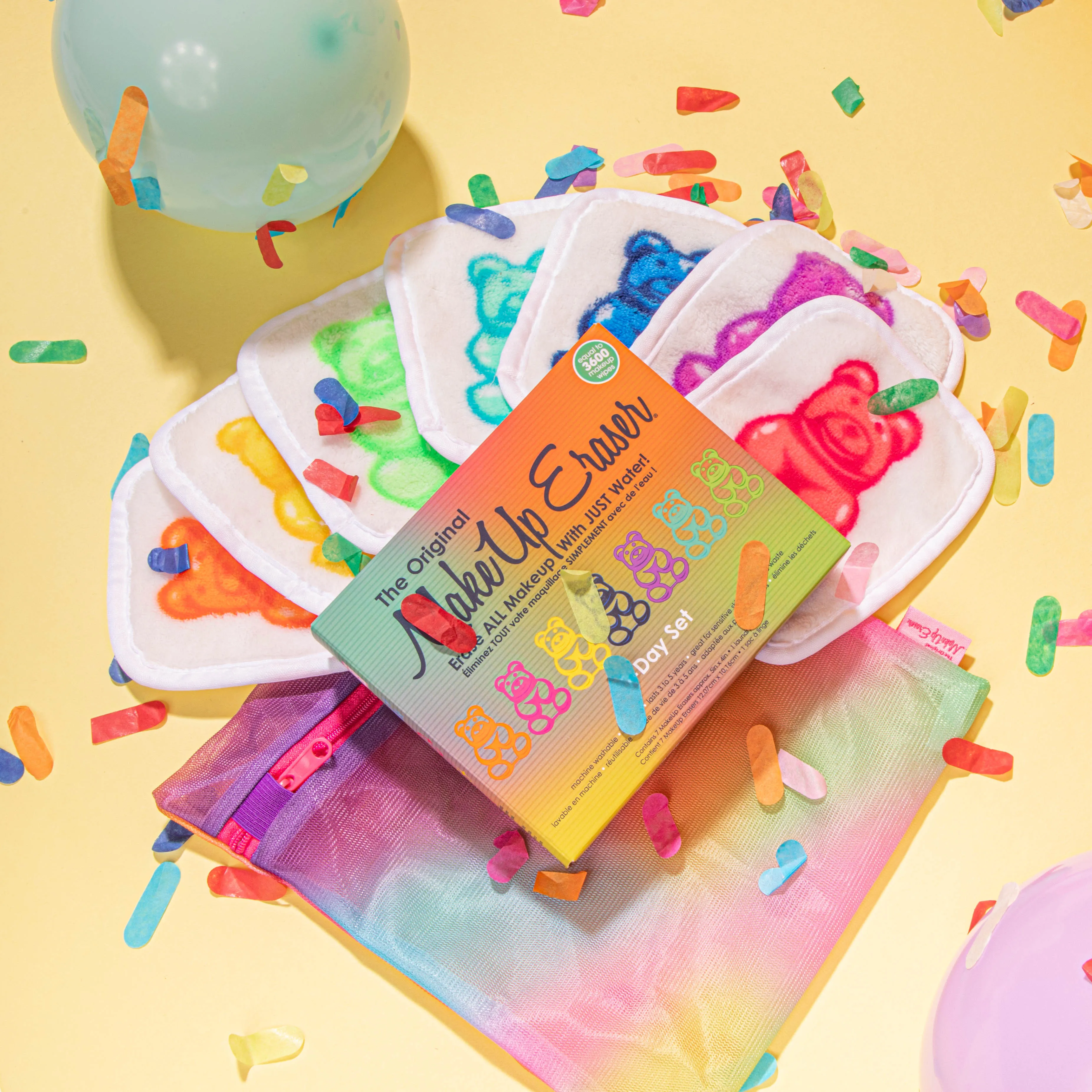 MAKEUPERASER Gummy Bear Set Toallas Desmaquillantes 7 Días
