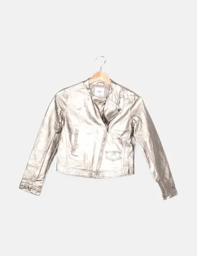 Mayoral Chaqueta biker dorada