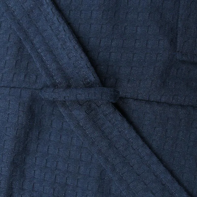 Men Suck Water Waffle Bathrobe Male Plus Size Kimono Bath Robe Mens Summer Towel Robes Women Dressing Gown Sexy Night Sleepwear