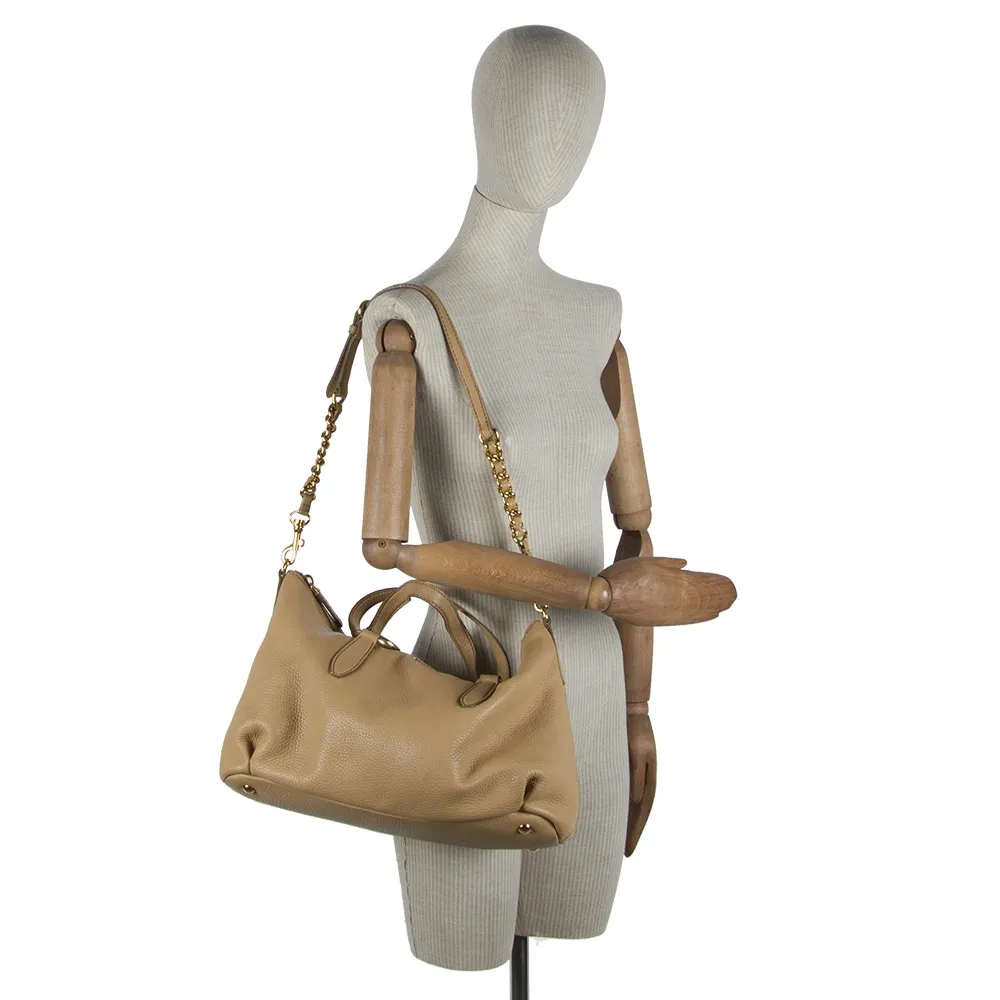 Miu Miu Bolso Bowling Camel
