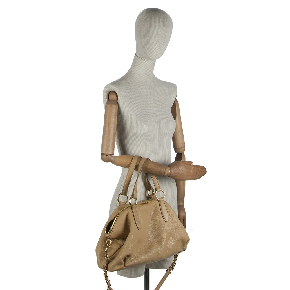 Miu Miu Bolso Bowling Camel