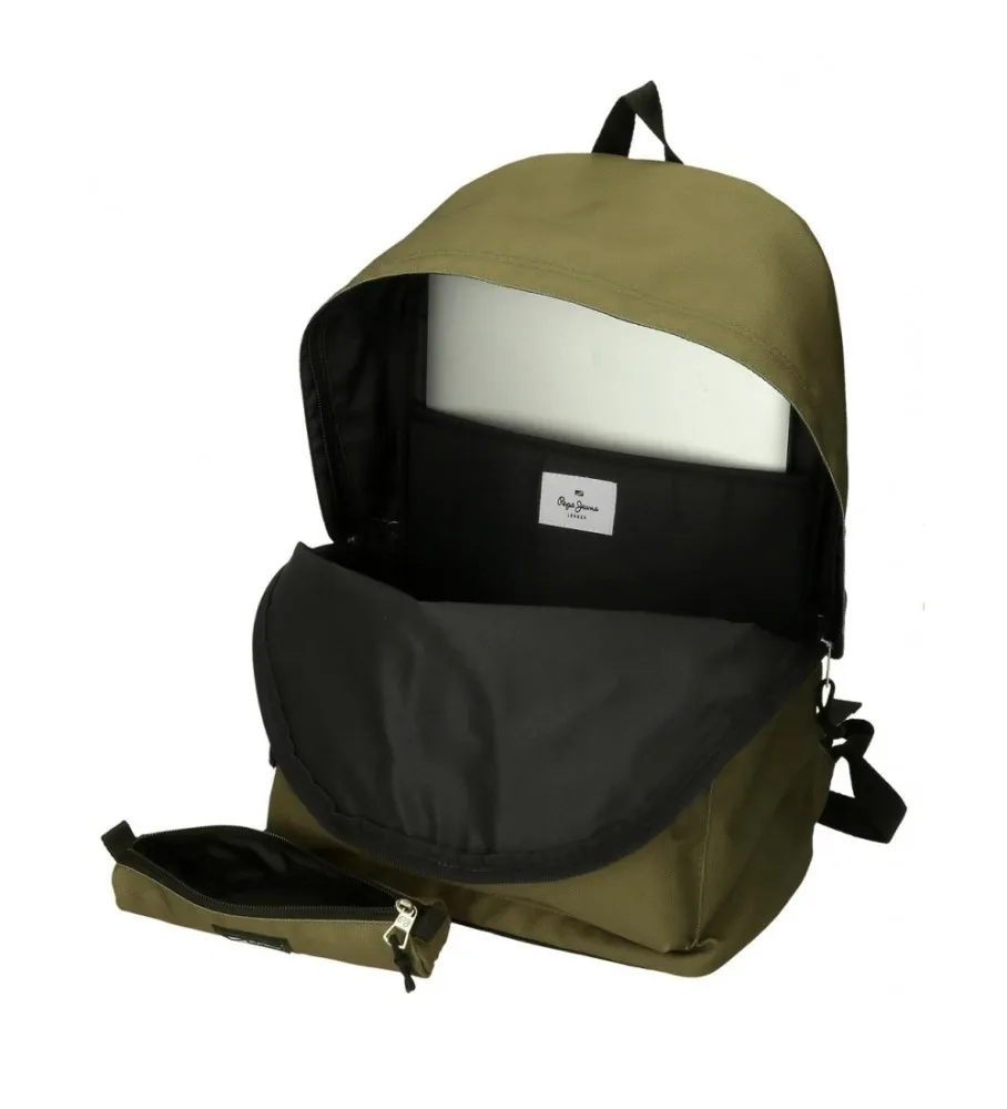 Mochila Aris + Estuche verde