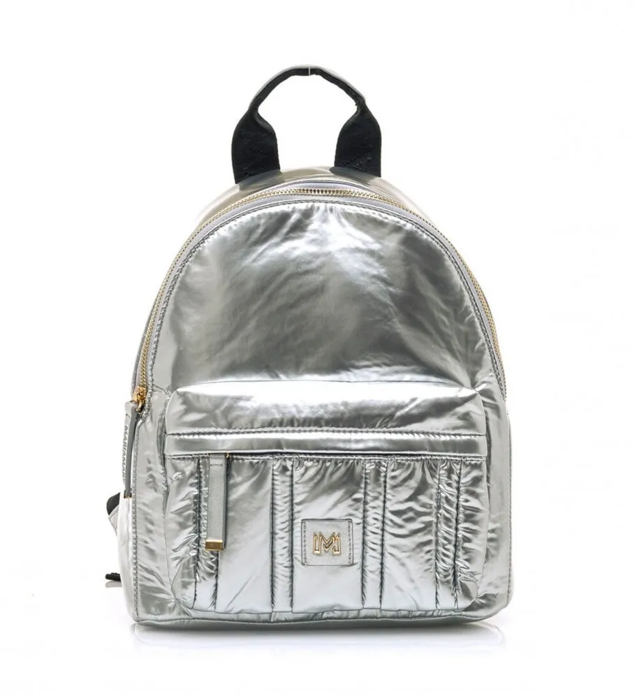 MOCHILA METI PLATEADO 12X30,5X25CM