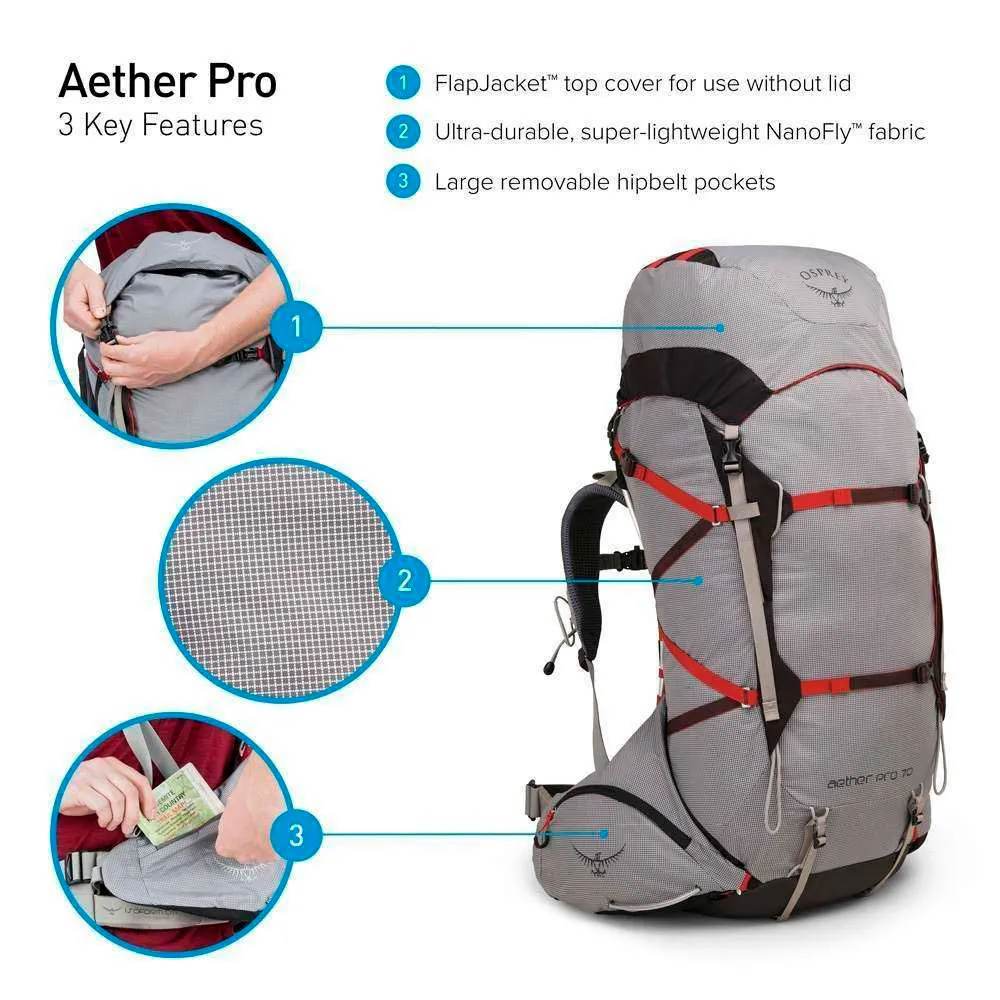 Mochila osprey Aether Pro 70