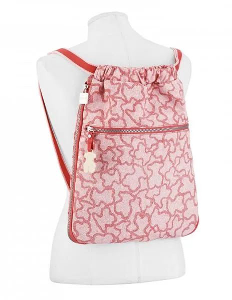 mochila tous  caine kaos rosa