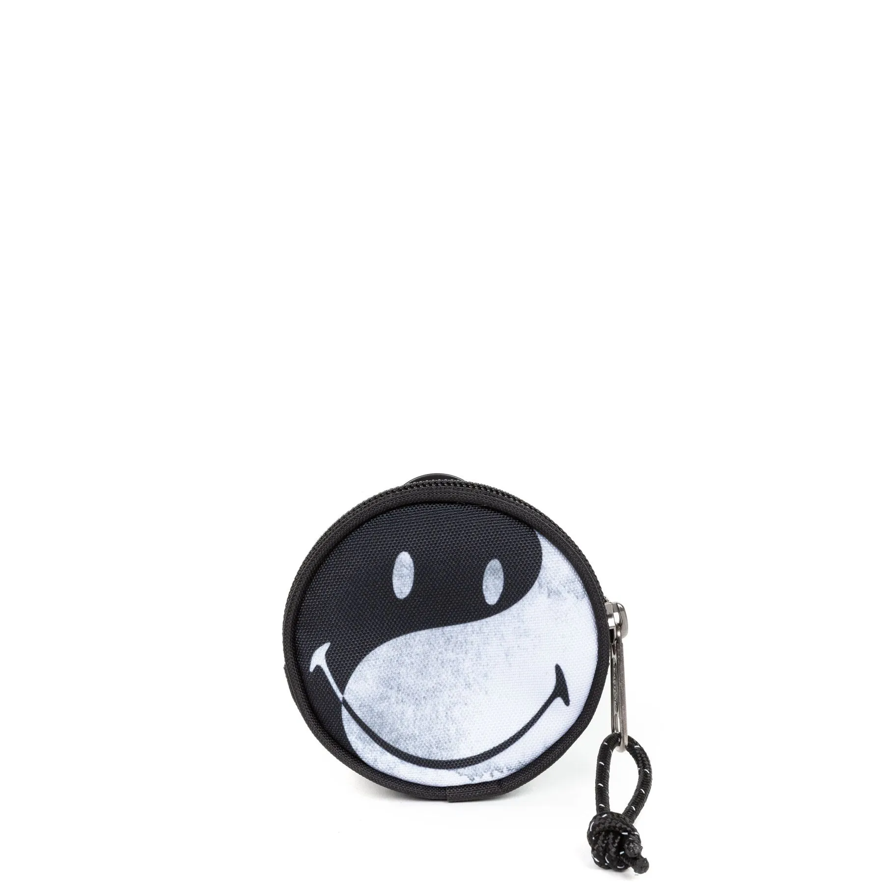 MONEDEROLLAVERO BOLSITO MINI EASTPAK: EK000357 GROUPIE  5K4 SMILEY YYPLACED BLANCO Y NEGRO
