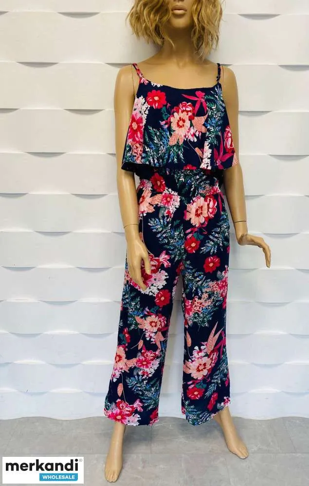 MONO DE VERANO PARA MUJER  ESPAñOL CON UNA PIERNA ANCHA. ESTAMPAR FLORES. CATEGORíA A