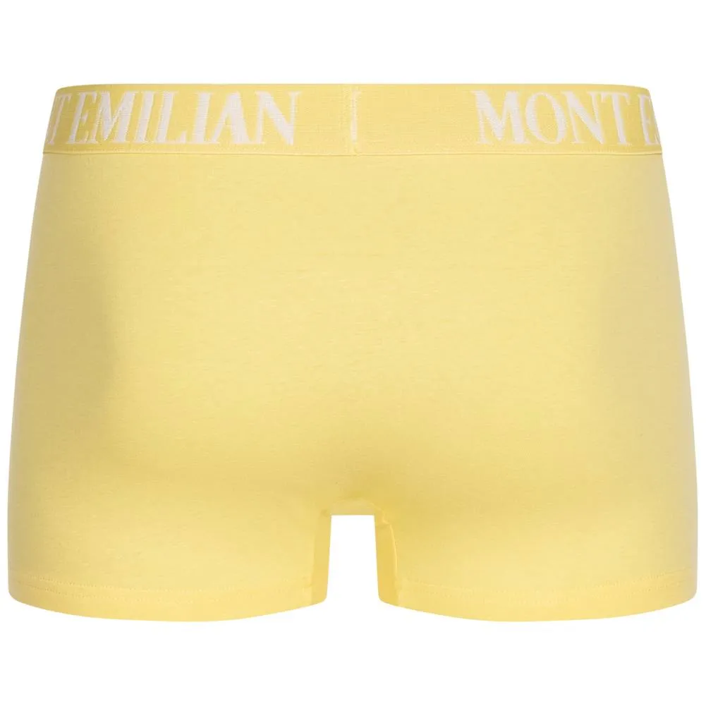 MONT EMILIAN "Rouen" Hombre Calzoncillos bóxer Pack de 6 amarillo