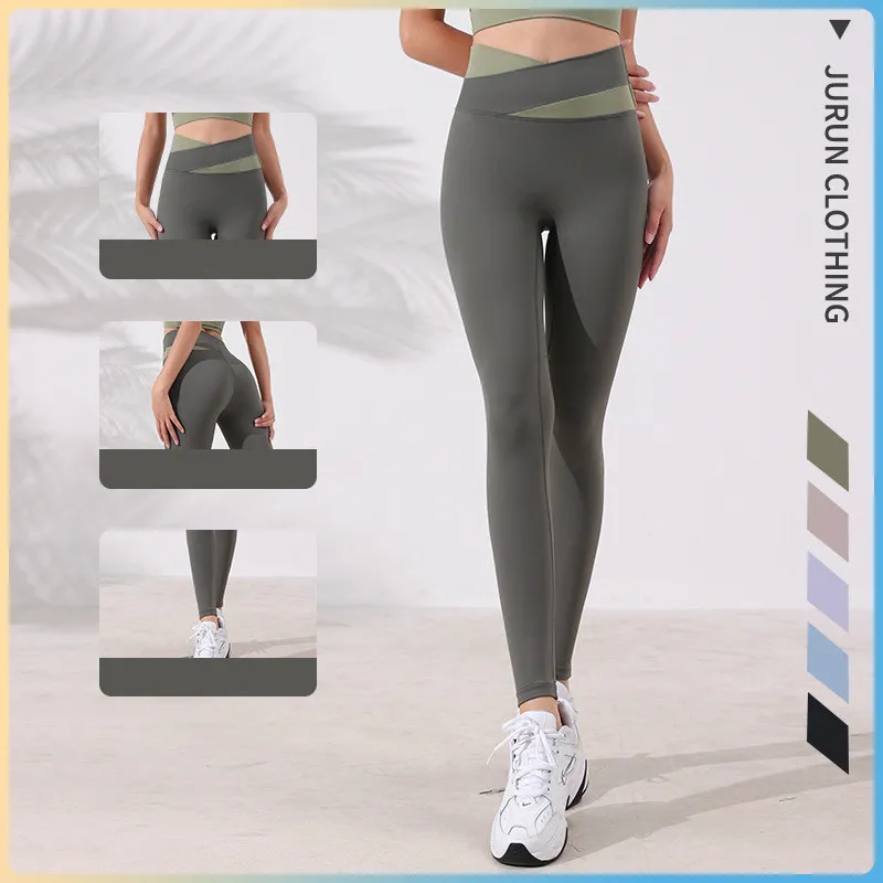 Mujeres Leggings de cintura alta atuendo de yoga Fitness Empujado Up de abdomino Compresión Leggins Body Beauty Skinny Casual Le