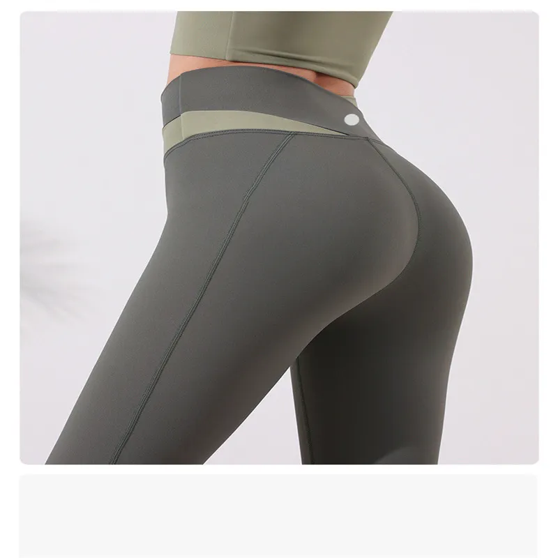Mujeres Leggings de cintura alta atuendo de yoga Fitness Empujado Up de abdomino Compresión Leggins Body Beauty Skinny Casual Le