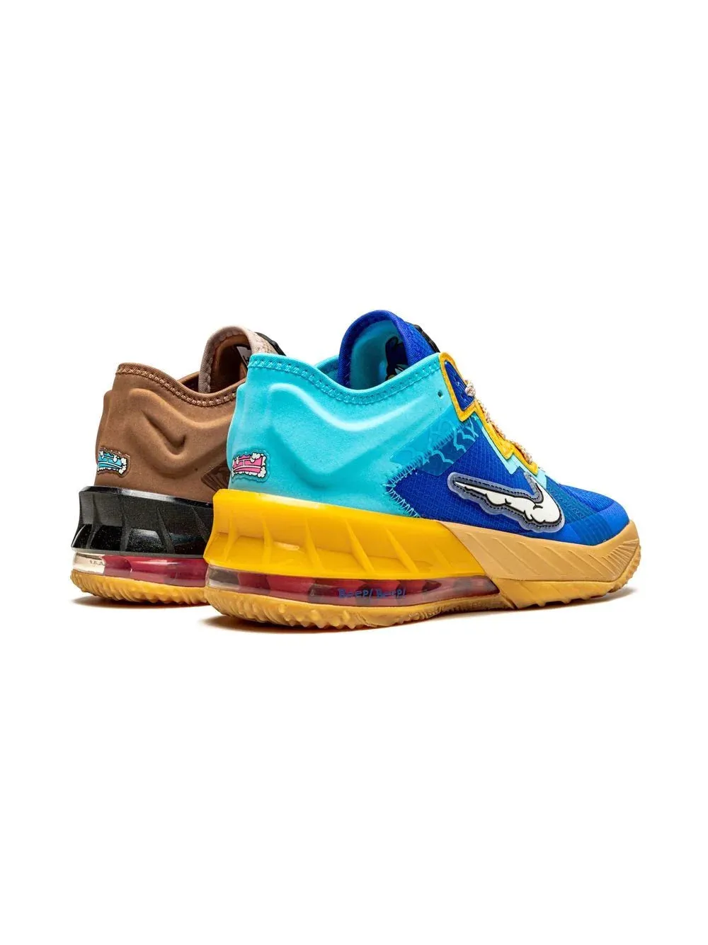 N372O Nike correcaminos tenis Lebron 18 Low de Nike x Space Jam bicolor