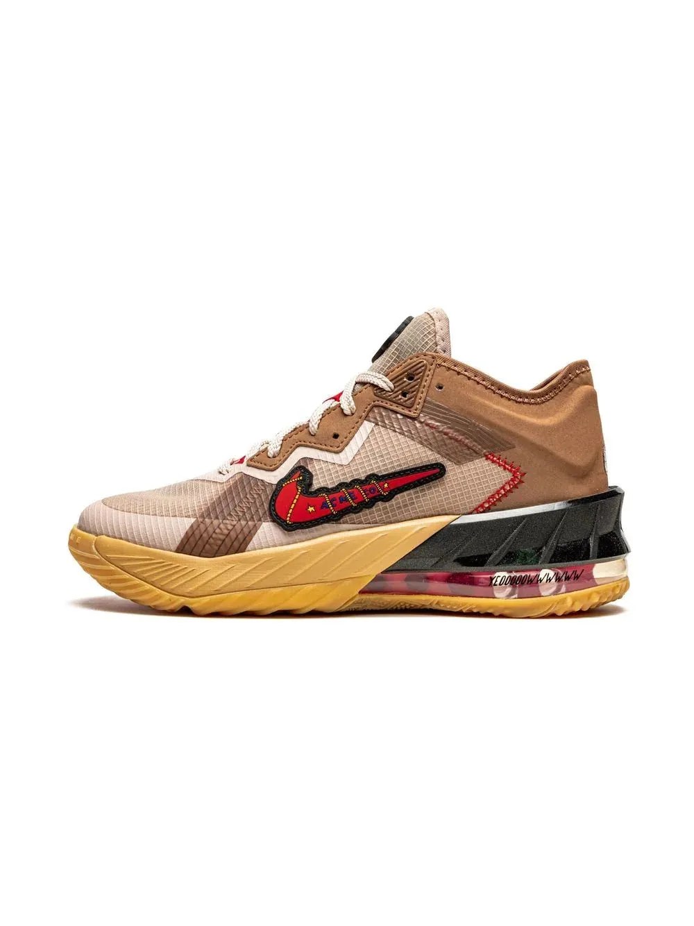 N372O Nike correcaminos tenis Lebron 18 Low de Nike x Space Jam bicolor