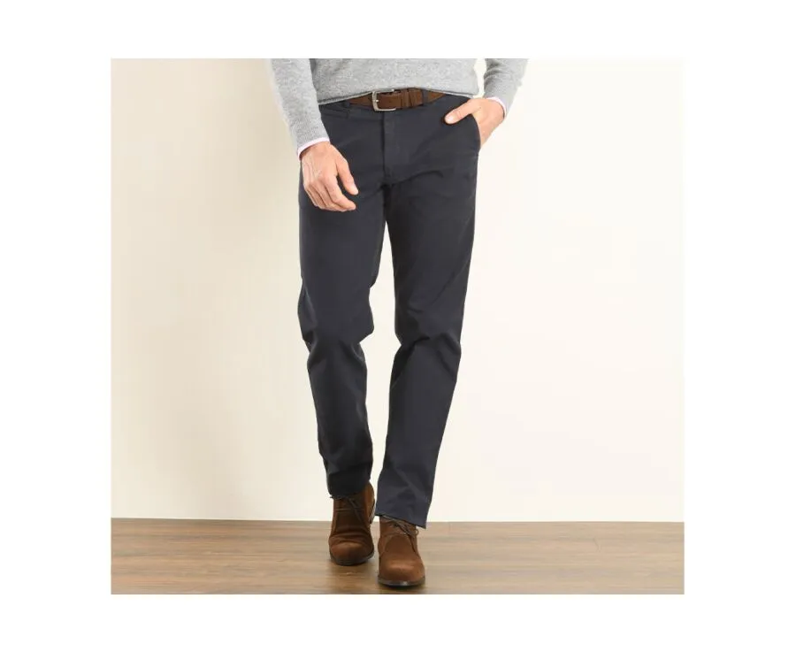 NAVY CHINO TROUSERS FOR MEN  JERRY II