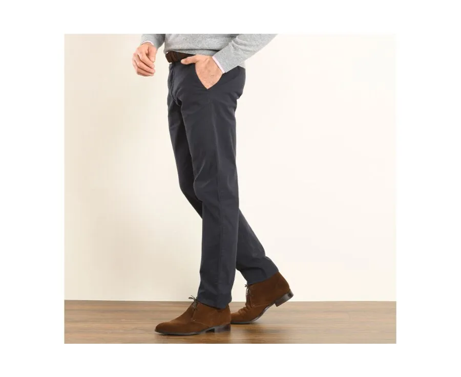NAVY CHINO TROUSERS FOR MEN  JERRY II