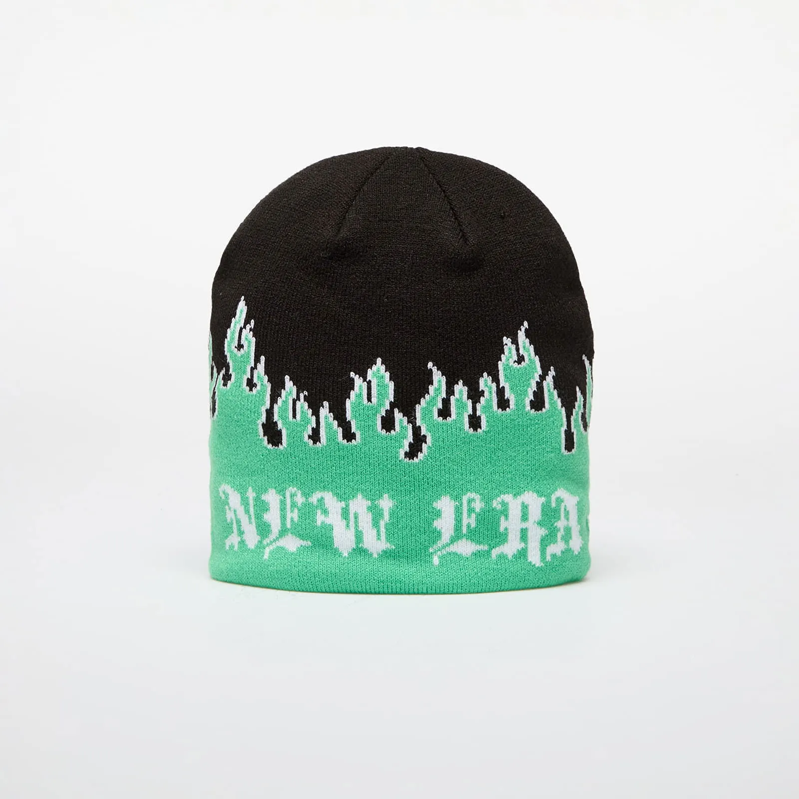 New Era Knit Thin Flame Skull Knit Island Green Universal