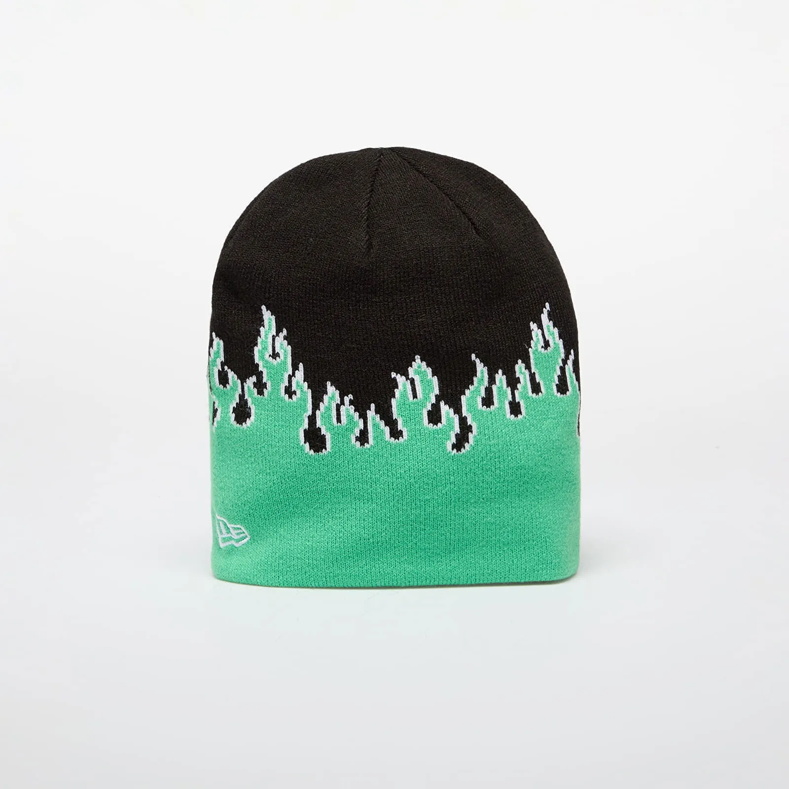 New Era Knit Thin Flame Skull Knit Island Green Universal