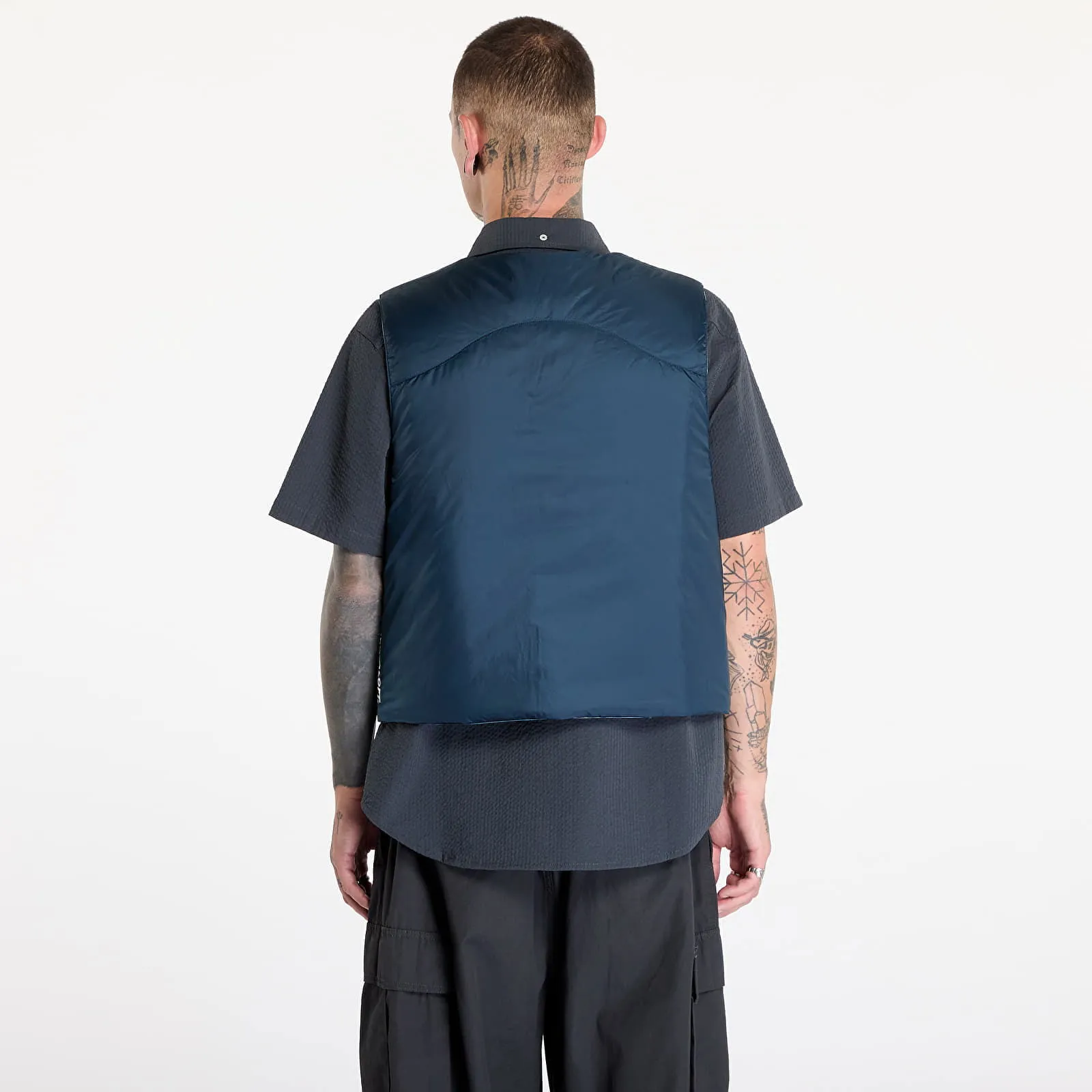 Nike ACG "Skull Peak" PrimaLoft® Reversible Vest Denim Turquoise/ Armory Navy/ Summit White