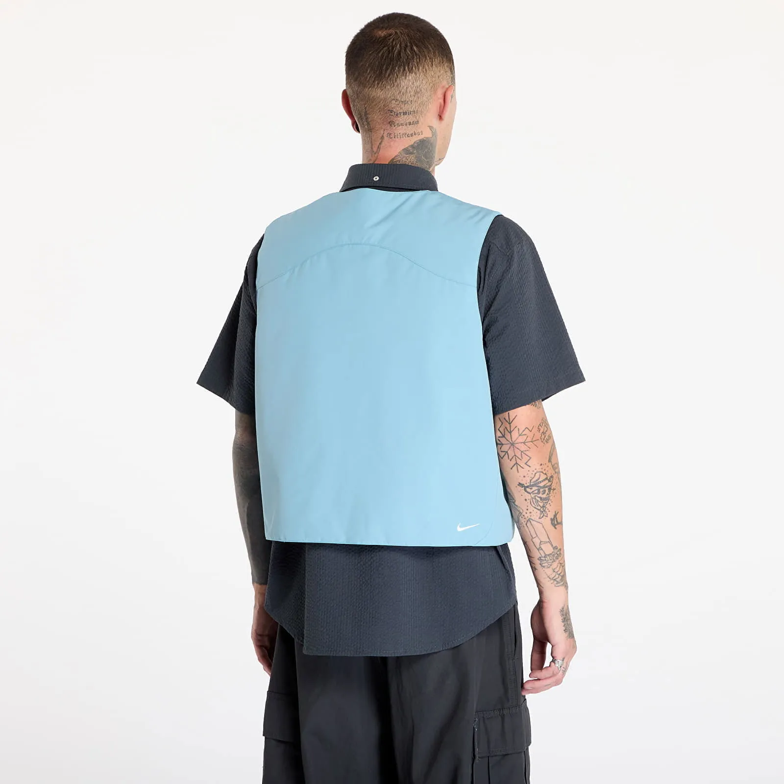 Nike ACG "Skull Peak" PrimaLoft® Reversible Vest Denim Turquoise/ Armory Navy/ Summit White