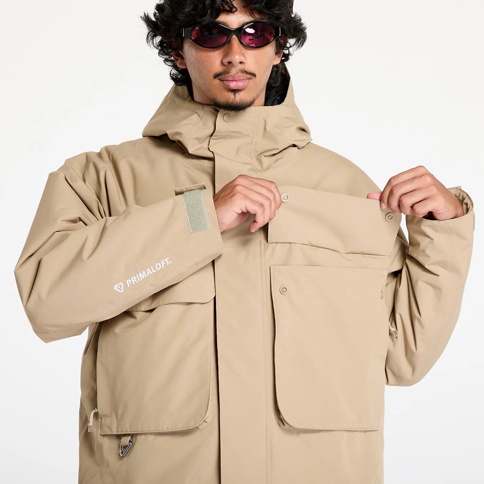 NIKE ACG "SKULL PEAK" STORMFIT ADV PRIMALOFT® JACKET KHAKI/ ANTHRACITE/ BLACK/ SUMMIT WHITE
