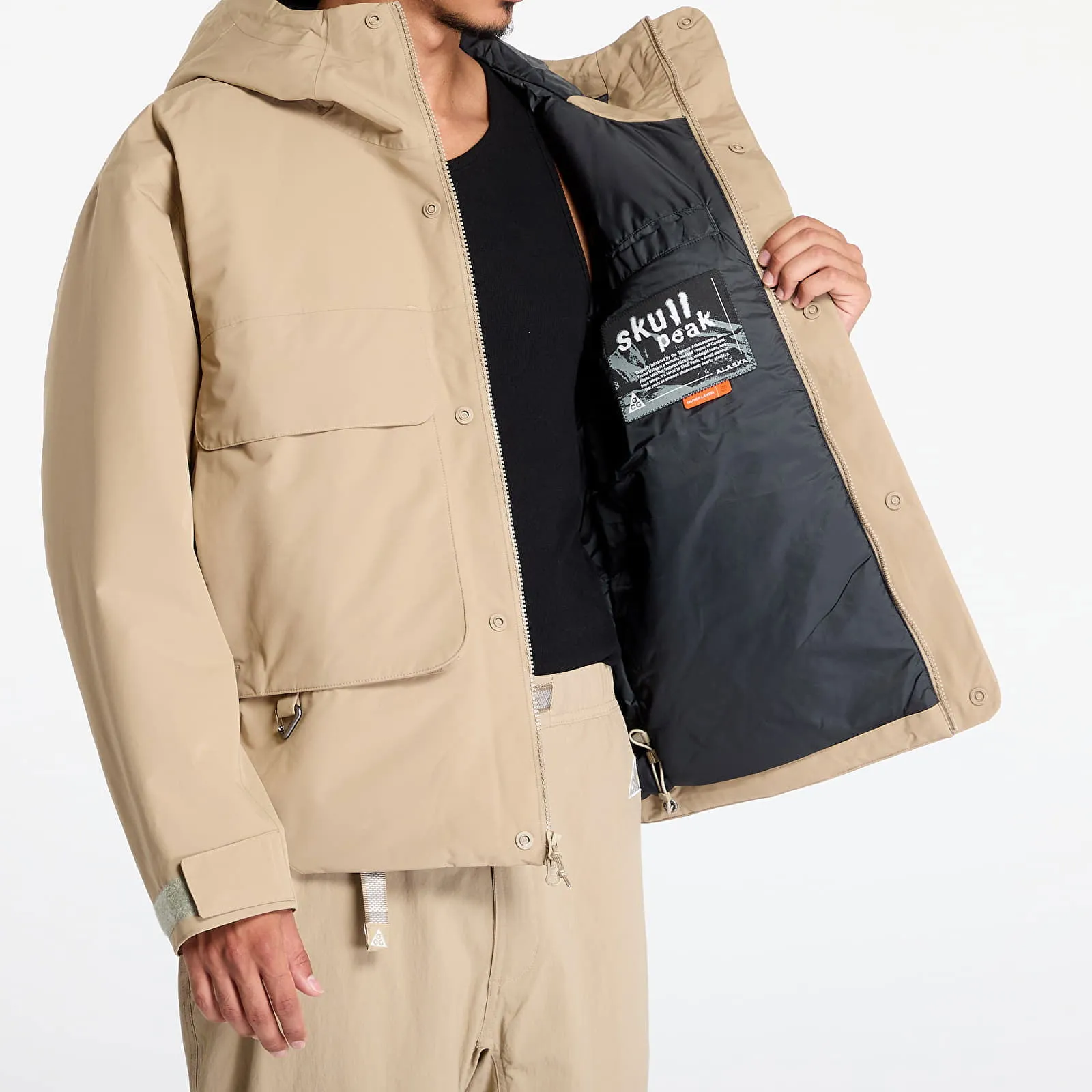 NIKE ACG "SKULL PEAK" STORMFIT ADV PRIMALOFT® JACKET KHAKI/ ANTHRACITE/ BLACK/ SUMMIT WHITE