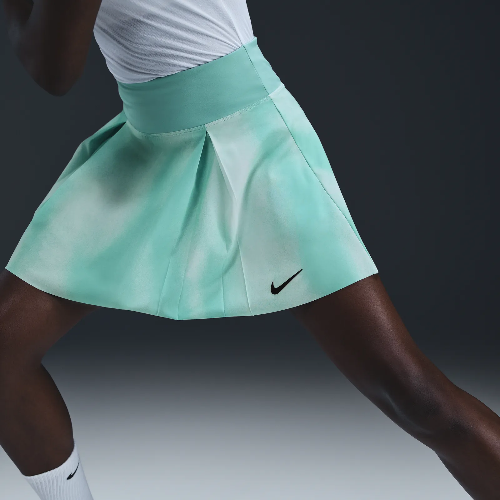 NIKE ADVANTAGE DRIFIT PRINT TENNIS SKIRT