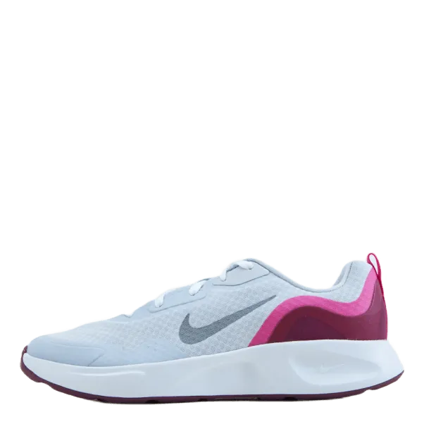 NIKE NIKE WEARALLDAY BIG KIDS' SHOE PURE PLATINUM/SMOKE GREYPINK