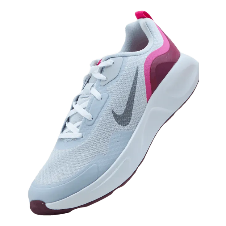 NIKE NIKE WEARALLDAY BIG KIDS' SHOE PURE PLATINUM/SMOKE GREYPINK