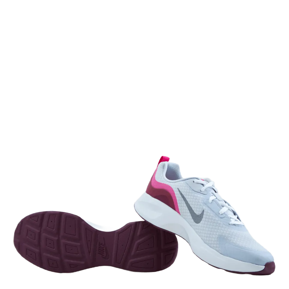 NIKE NIKE WEARALLDAY BIG KIDS' SHOE PURE PLATINUM/SMOKE GREYPINK