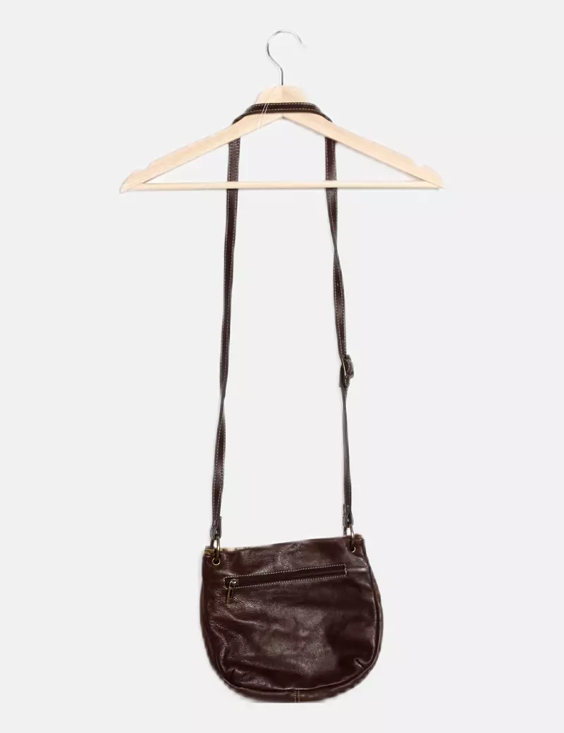NoName Bolso marrón estampado