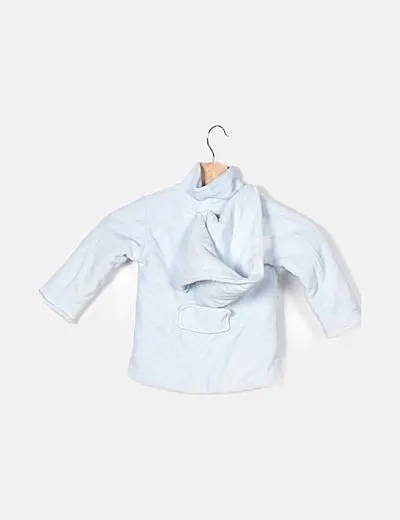 NoName Chaqueta azul texturizada