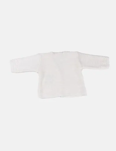 NoName Chaqueta de punto blanca