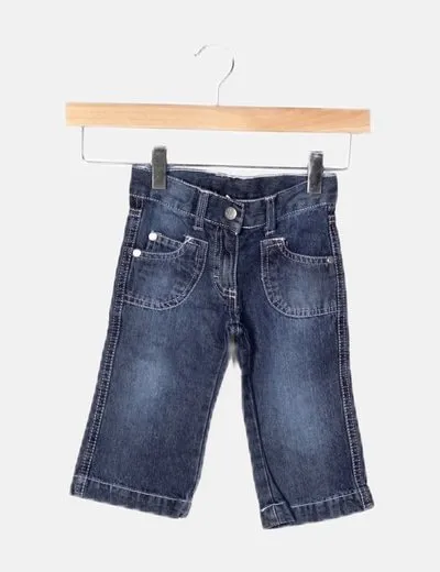 NoName Jeans azul bolsillos