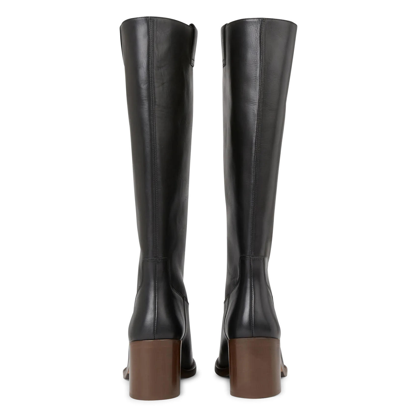N°510  BOTAS ALTAS DE PIEL EN NEGRO