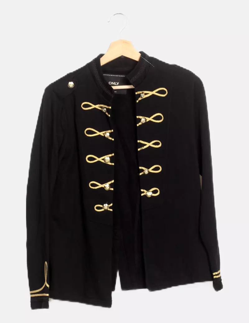 ONLY Chaqueta negra detalle botones