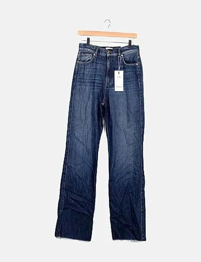 ONLY Jeans efecto desgastado bajo desflecado