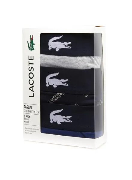 Pack 3 Calzoncillos Lacoste Boxer