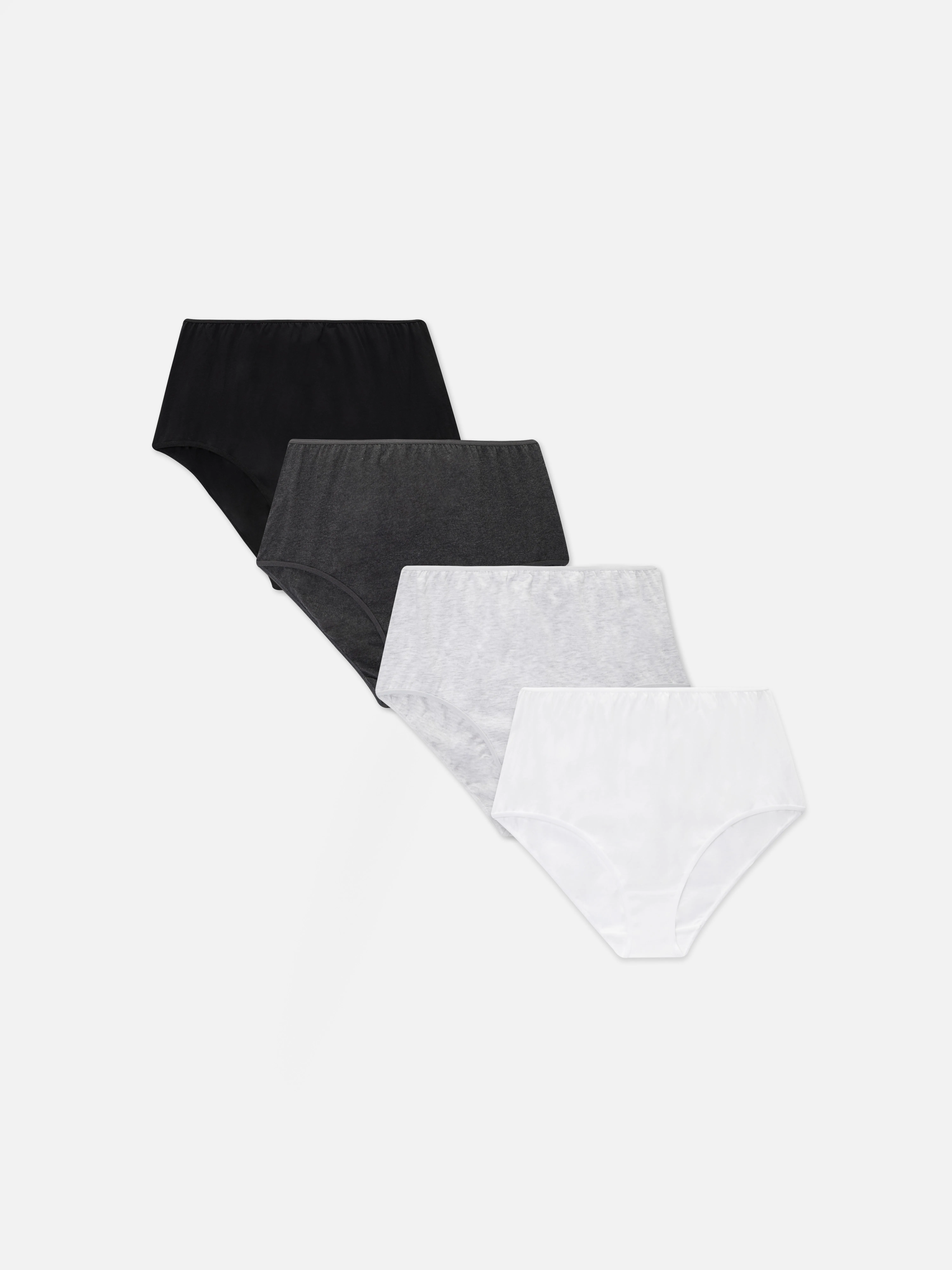 Pack de 4 braguitas altas en distintos tonos
