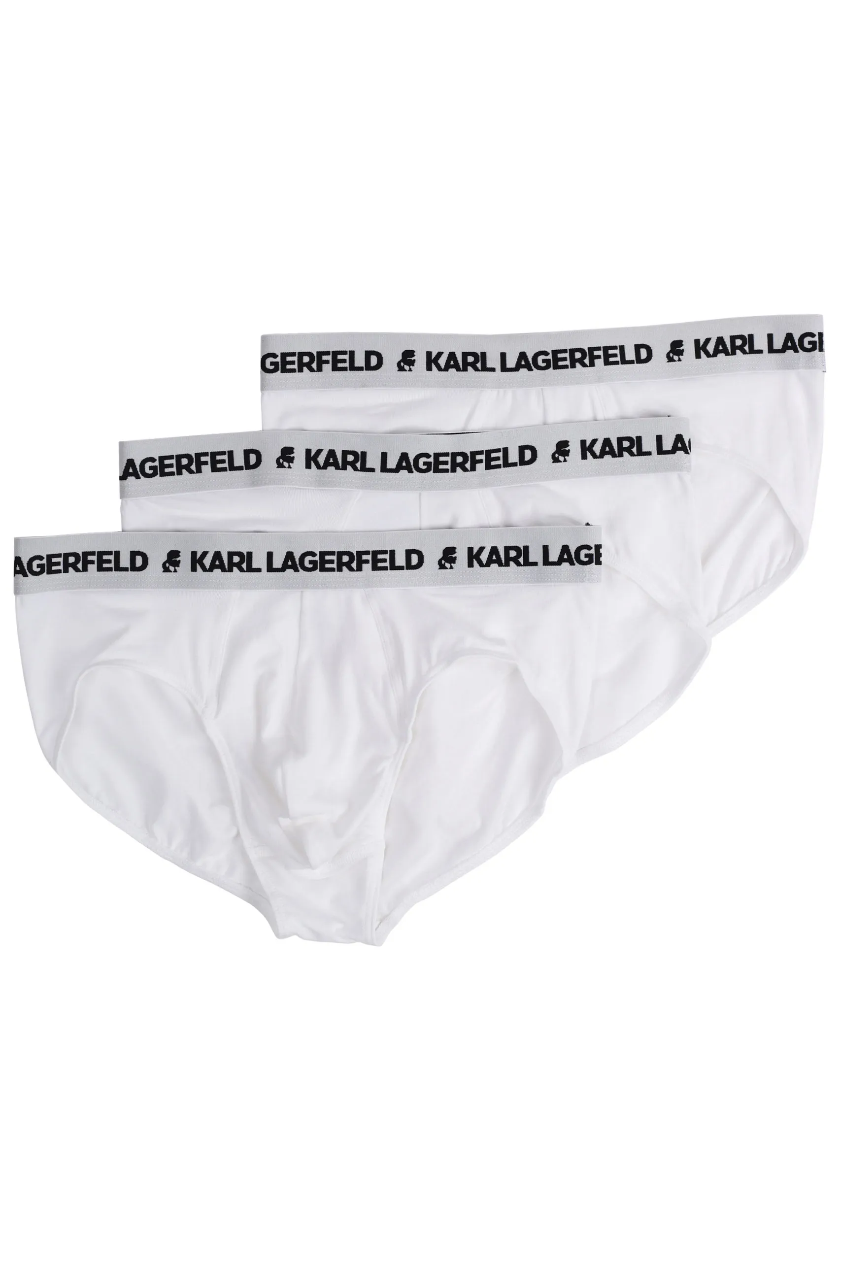 Pack de tres slips blanco de algodón orgánico